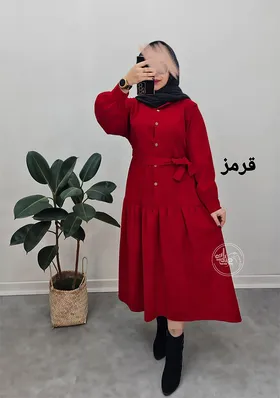 پیراهن مانتویی ساتیا