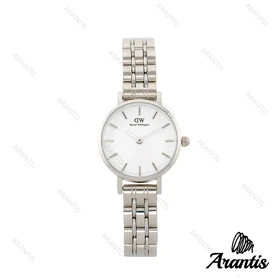 ساعت زنانه DW مینی گرد تمام نقره ای w-0317