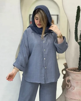 مانتو و شلوار فری سایز