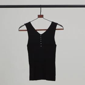 تاپ جلو نگین (مشکی)