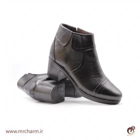 کفش چرم ساق‌دار زنانه mrc2118-12