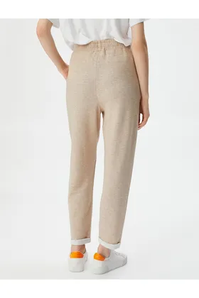 جیب کمر الاستیک شلوار Jogger با جزئیات 4WAK30066EK