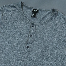 Size M-L تیشرت آستیندار اورجینال برند معتبر H&M سوئد
