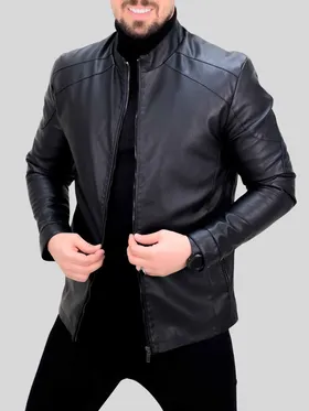کت چرم 2012 مشکی