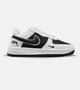 کتانی نایک ایر فورس سفید مشکی مدل 9226 کفش اسپرت مردانه و زنانه