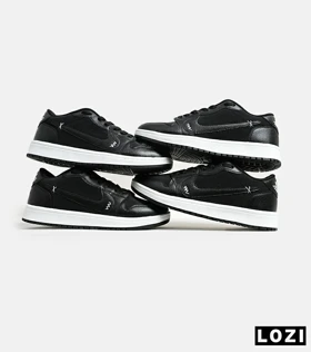 کفش کتانی مردانه و زنانه مشکی NIKE jordan 1
