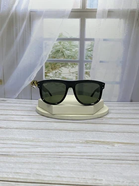 عینک آفتابی Ray-Ban Reverse مدل RB R0501S مشکی UV400، فریم کائوچو استات، مناسب صورت بزرگ