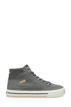 کفش کتانی بلند مردانه خاکستری Court Classic Vulc Mid
