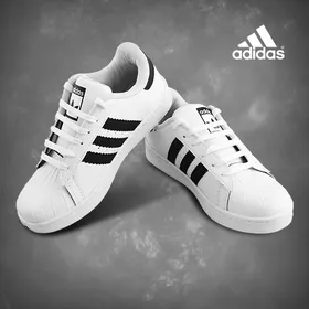 کفش زنانه SuperStar طرح white and black