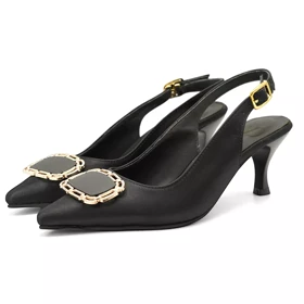 کفش مجلسی زنانه پاشنه‌دار 5 سانت مدل 400946 _ sandal valentino