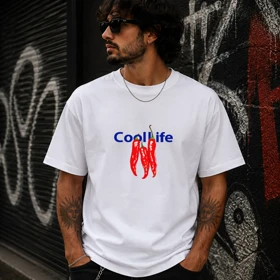 تیشرت طرح طرح چیلی cool life