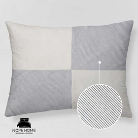 روبالشی نخ پنبه میکس راه راه و ساده