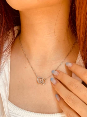 گردنبند دو قلب