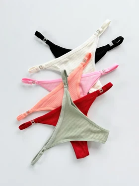 شورت تانگ کبریتی سگک دار