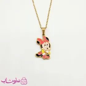 ست گردنبند گوشواره کودکانه مدل میکی موس