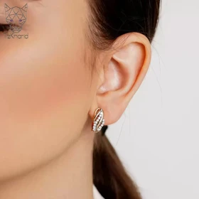 گوشواره المنتال گلد ژوپینگ