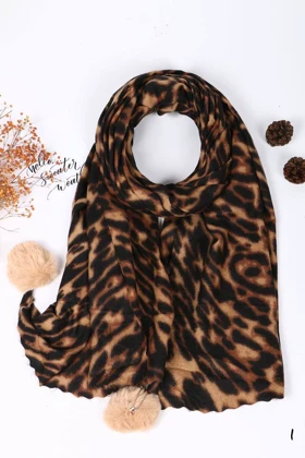 شال پلنگی پم پم