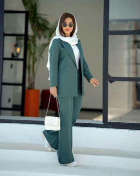 ست کت شلوار دو خط دوزی