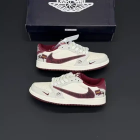 کفش ایر جردن وان لو تراویس اسکات استوسی Nike Air Jordan 1 Low Travis Scott x Stussy