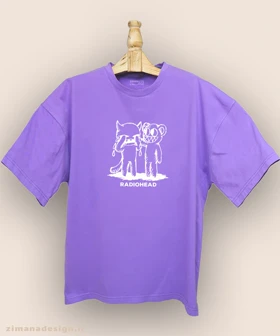 تیشرت لش مردانه و زنانه طرح رادیوهد کد 992