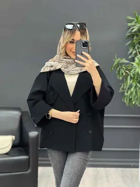 مانتو لینن ژیله دکمه دار