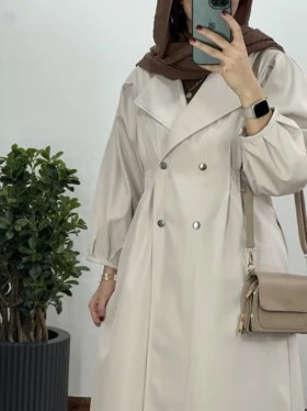 بارانی بلند ضد آب سمن