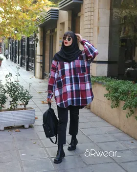 شکت چهارخونه velvet