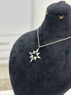 گردنبند نقره زنانه ستاره قطبی 973
