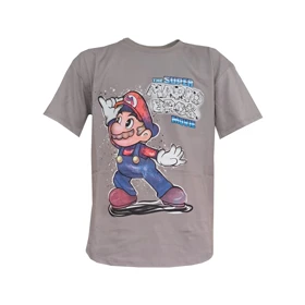 تیشرت آستین کوتاه پسرانه مدل PJ1122/1 رنگ طوسی