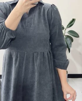 پیراهن مانتویی پاییزی مارال 4