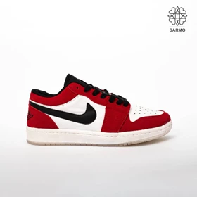 کفش کتانی زنانه جردن 1 قرمز سفید – Air Jordan 1 Low Red White
