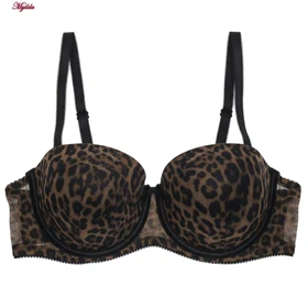 ست شورت و سوتین زنانه شارمین مدل جکدار فنردار پلنگی کد 5458-1066