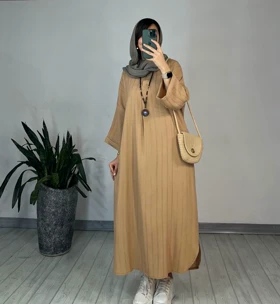 مانتو بلند لبخند