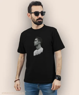 تیشرت مردانه و زنانه طرح کریستیانو رونالدو کد 960
