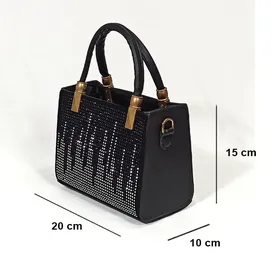 کیف مجلسی نگین‌دار مدل آیلی