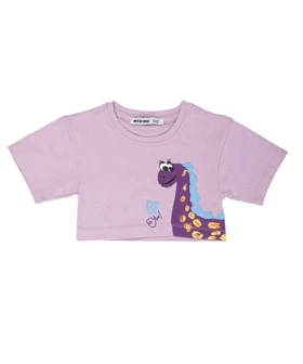 تیشرت کراپ دخترانه مرینو Merino