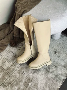 نیم بوت بلند بغل زیپ زنانه 6002 MR