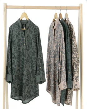 شومیز مانتویی خنک زنانه مدل ستین کد 3013 (ضمانت اصالت)