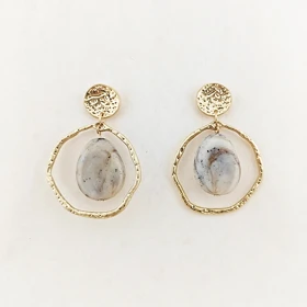 گوشواره سنگ و ماه کد M100