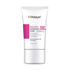 فلوئید ضد آفتاب SPF50 سنسی ویت ویتالیر 50 میل