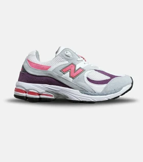 کفش کتانی طوسی سرخابی بنفش NEW BALANCE 2002R