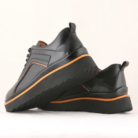 کفش روزمره زنانه چرم یلسان مدل میکسا کد 637-GN