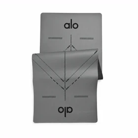 مت یوگا مستر کوآلیتی طرح برند الو ALO WARRIOR PU MAT همراه با کاور شناسه 10100856 (طوسی)