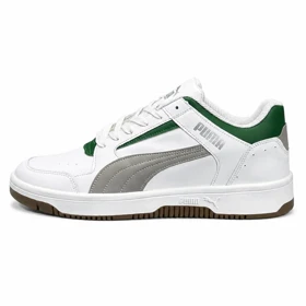 کفش کتانی مردانه مدل پوما سفید طوسی سبز Puma