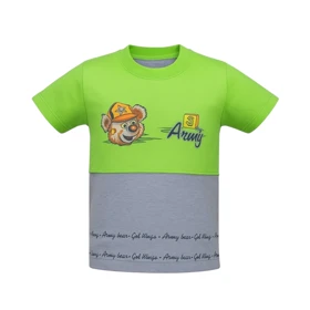 ست تیشرت آستین کوتاه و شلوارک راحتی پسرانه مدل PJ1202