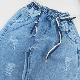 شلوار جین بچه گانه مام فیت 10 تا 12 سال