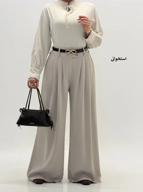 4247-شلوار کرپ مورگان