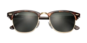 عینک آفتابی RayBan 3016 51 Clubmaster Classic Tortoise Green Classic