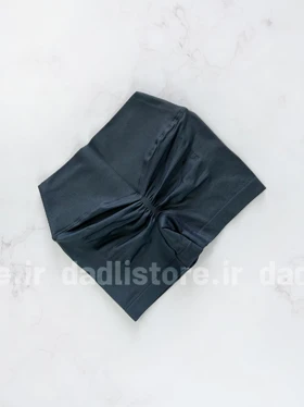 شورتک ورزشی سیملس پشت چروک کمر هفت