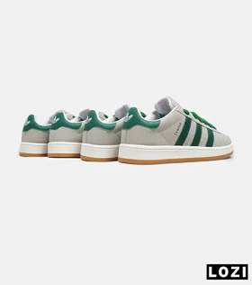 کفش کتانی بزرگ پا طوسی سبز ADIDAS Campus